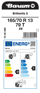 Letne pnevmatike Barum BARUM Brillantis 2 165/70R13 79T BRIL2 ##