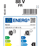 Zimske pnevmatike Barum BARUM POLARIS 6 205/45R17 88V XL FR POL6
