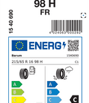 Celoletne pnevmatike Barum BARUM QUARTARIS 5 215/65R16 98H FR Quart 5