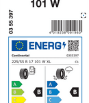 Celoletne pnevmatike Continental AllSeasonContact 2 225/55R17 101W XL ASC 2
