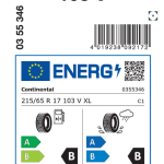 Celoletne pnevmatike Continental AllSeasonContact 2 215/65R17 103V XL ASC 2