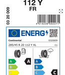 Celoletne pnevmatike Continental AllSeasonContact 2 285/45R20 112Y XL FR ASC 2