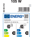 Celoletne pnevmatike Continental AllSeasonContact 2 235/55R19 105W XL ASC 2
