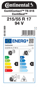 Zimske pnevmatike Continental ContiContact TS 815 215/55R17 94V TS815 CS