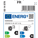 Letne pnevmatike Continental ContiEcoContact 5 235/60R18 107V XL FR EC5 VOL