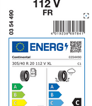 Zimske pnevmatike Continental ContiWinterContact TS 830 P FR SUV 305/40R20 112V XL TS830P N0