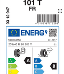 Letne pnevmatike Continental EcoContact 6 Q 255/45R20 101T FR EC6Q CS