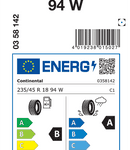 Letne pnevmatike Continental EcoContact 6 235/45R18 94W EC6 CS