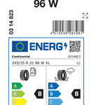 Letne pnevmatike Continental EcoContact 6 245/35R21 96W XL EC6 VOL