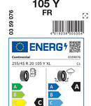 Letne pnevmatike Continental PremiumContact 6 255/45R20 105Y XL FR PC6
