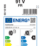 Letne pnevmatike Continental PremiumContact 6 205/55R17 91V FR PC6 SSR
