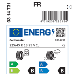 Letne pnevmatike Continental PremiumContact 6 225/45R18 95V XL FR PC6