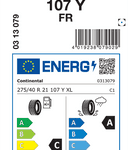 Letne pnevmatike Continental PremiumContact 7 275/40R21 107Y XL FR PC7