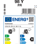 Letne pnevmatike Continental SportContact 6 255/35ZR21 98Y XL FR SC6 MO1