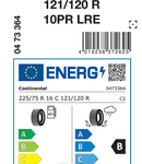 Zimske pnevmatike Continental VancoFourSeason 2 10PR 225/75R16C 121/120R VANFS2