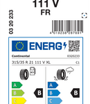 Zimske pnevmatike Continental WinterContact 8 S 315/35R21 111V XL FR WC8S