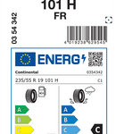 Zimske pnevmatike Continental WinterContact TS 850 P FR SUV 235/55R19 101H TS850P SSR MOE