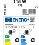 Zimske pnevmatike Continental WinterContact TS 850 P HL275/45R22 115W XL FR TS850P