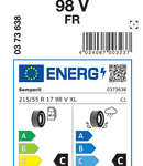 Zimske pnevmatike Semperit SEMPERIT SPEED-GRIP 5 215/55R17 98V XL FR S-G5