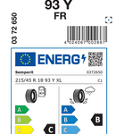 Letne pnevmatike Semperit SEMPERIT SPEED-LIFE 3 215/45R18 93Y XL FR S-L3