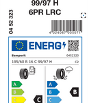 Letne pnevmatike Semperit SEMPERIT VAN-LIFE 3 6PR 195/60R16C 99/97H V-L3