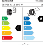 Letne pnevmatike Continental ContiSportContact 5 255/55R18 105W FR SC5 N0